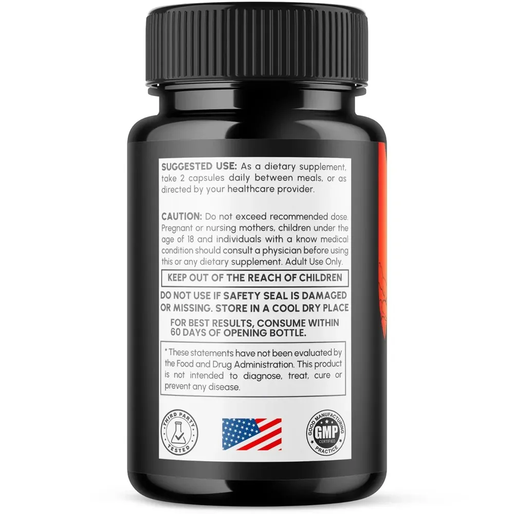 Primal Storm directions and caution side of the bottle