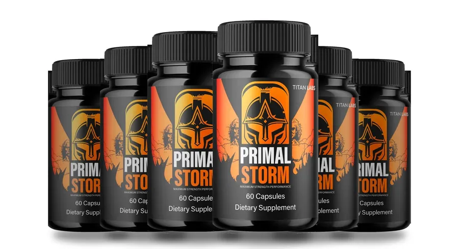 6-bottle pack of Primal Storm